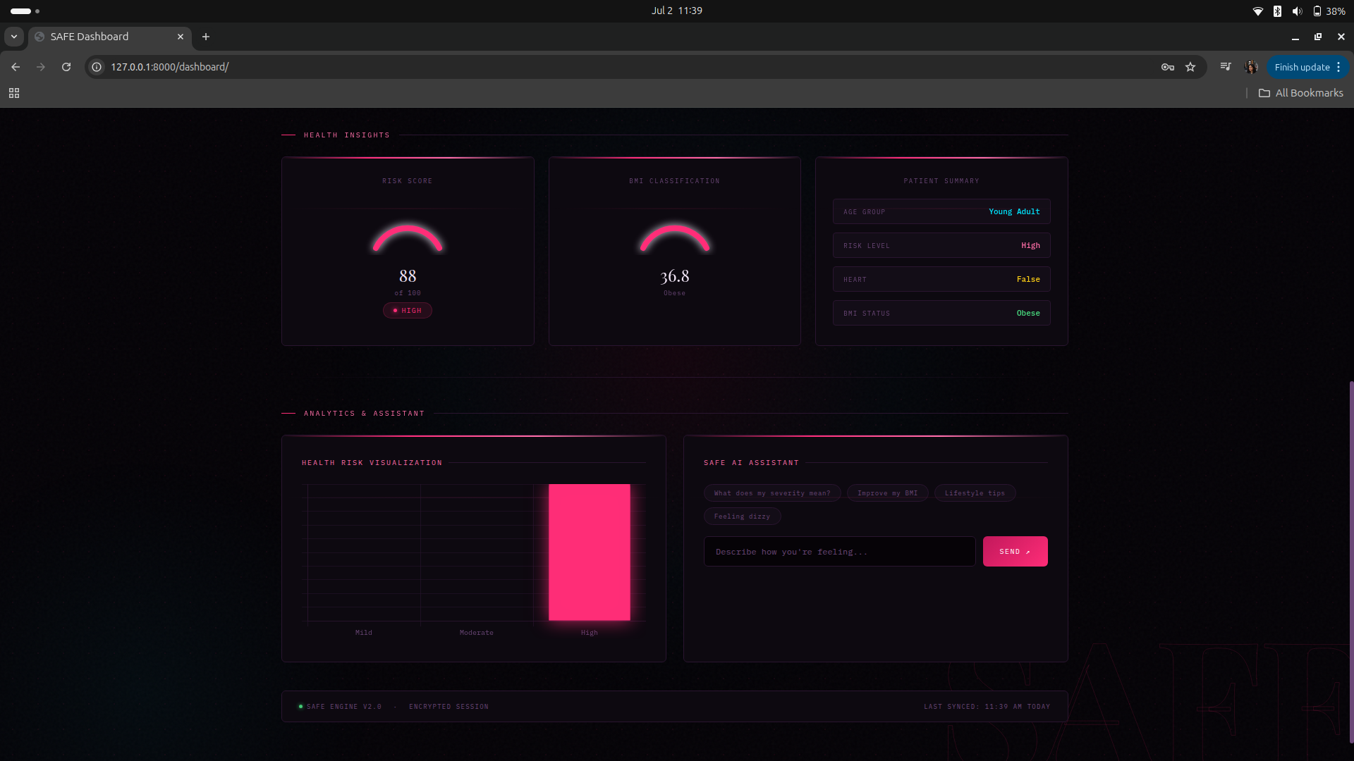 SAFE Chatbot